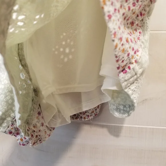 {XL} American Eagle Patchwork Prarie Eyelet Floral Lace Cottagecore Shorts - Picture 5 of 16